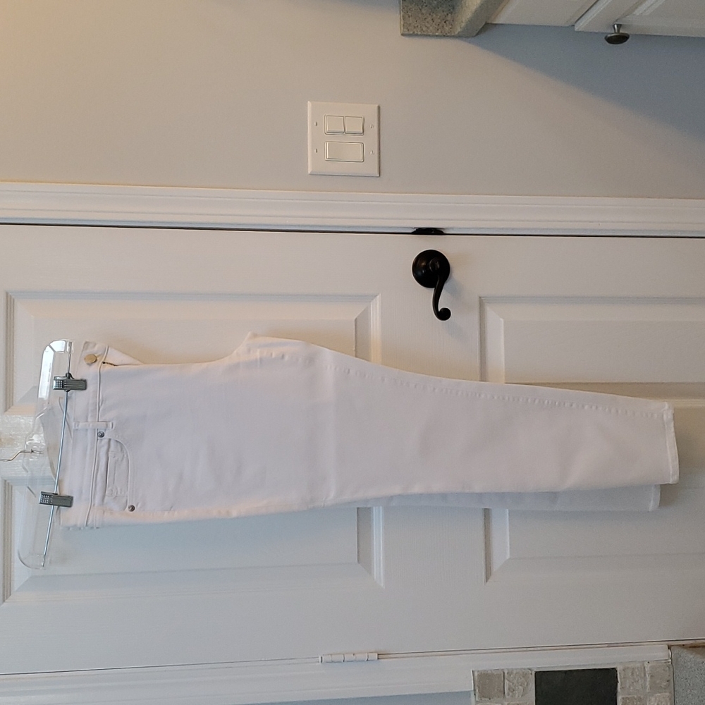 White cotton jeans